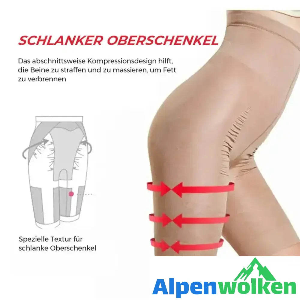 Alpenwolken - Hüfthebende Body Shaper Shorts