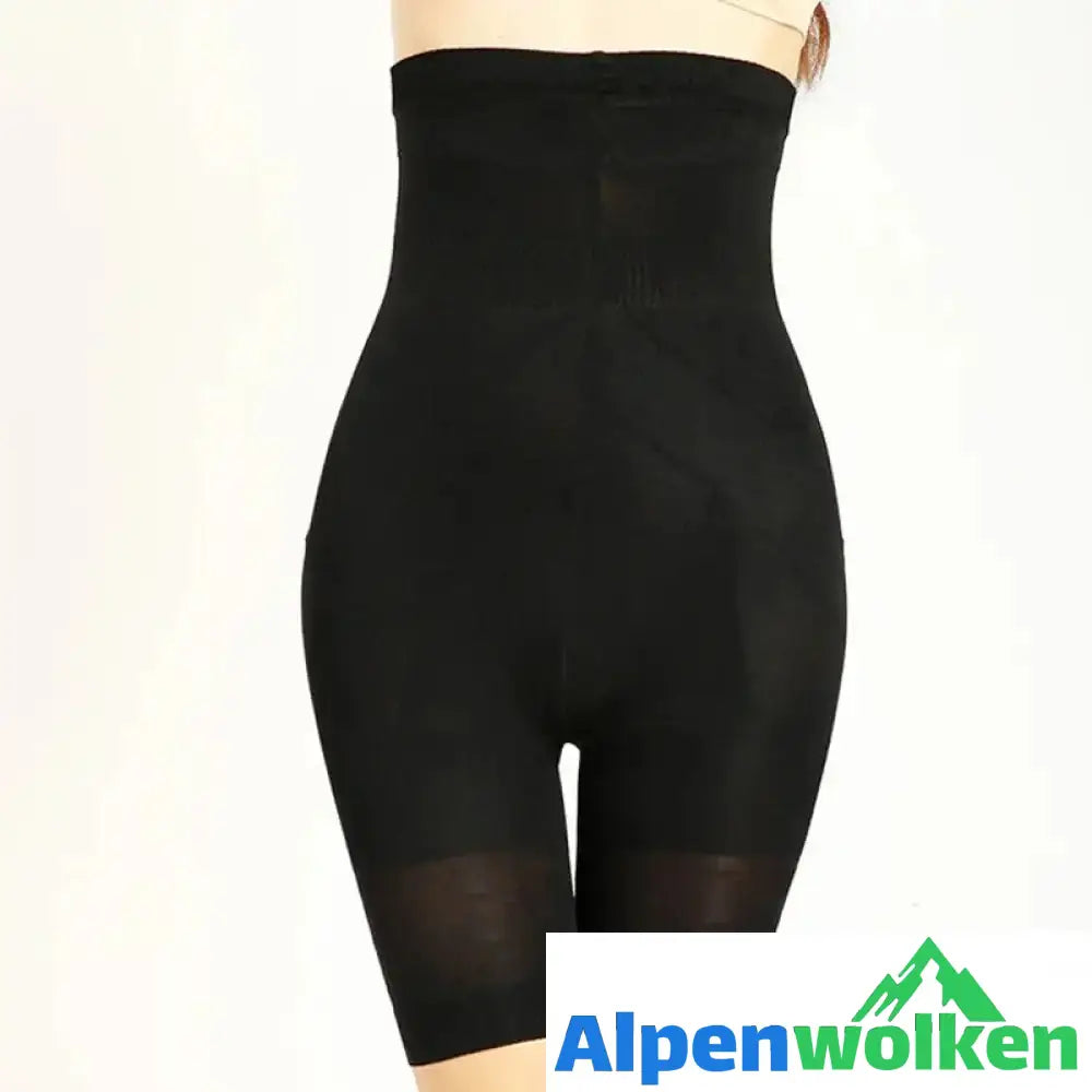 Alpenwolken - Hüfthebende Body Shaper Shorts schwarz