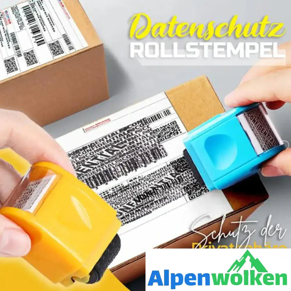 Alpenwolken - Identitätsdiebstahlschutz-Rollenstempel