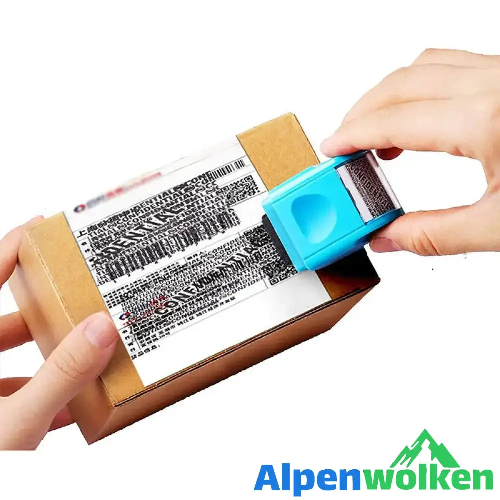 Alpenwolken - Identitätsdiebstahlschutz-Rollenstempel