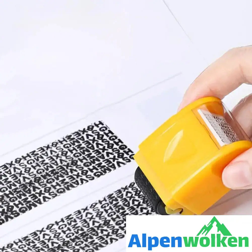 Alpenwolken - Identitätsdiebstahlschutz-Rollenstempel