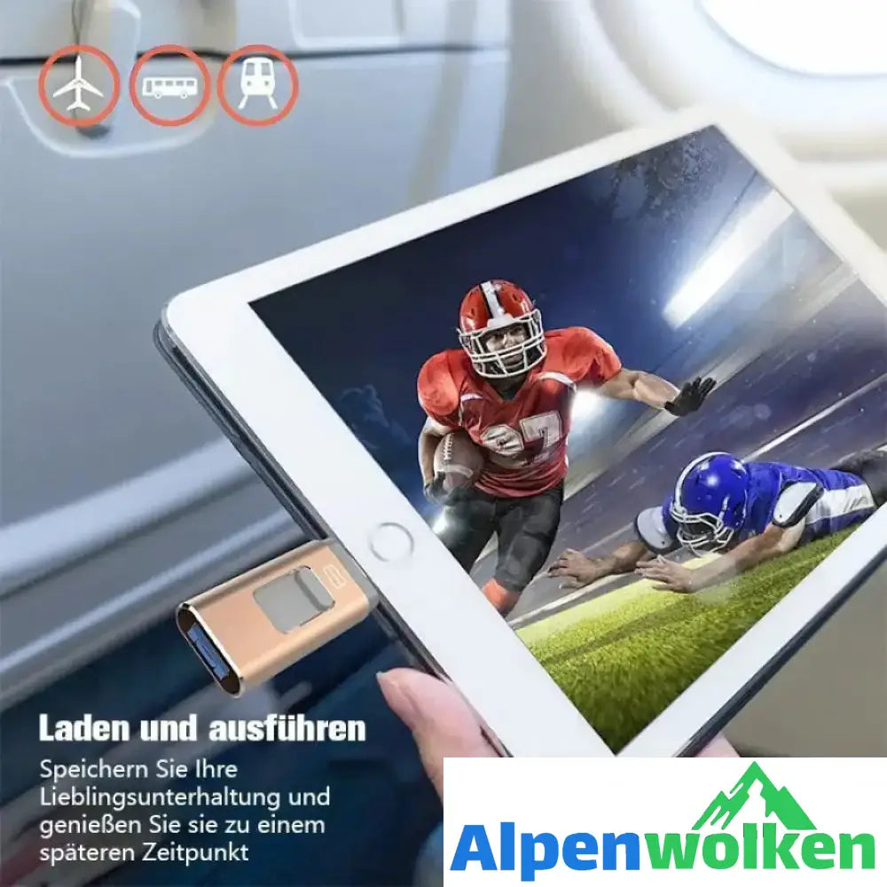 Alpenwolken - iFlash USB Drive für iPhone, iPad & Android