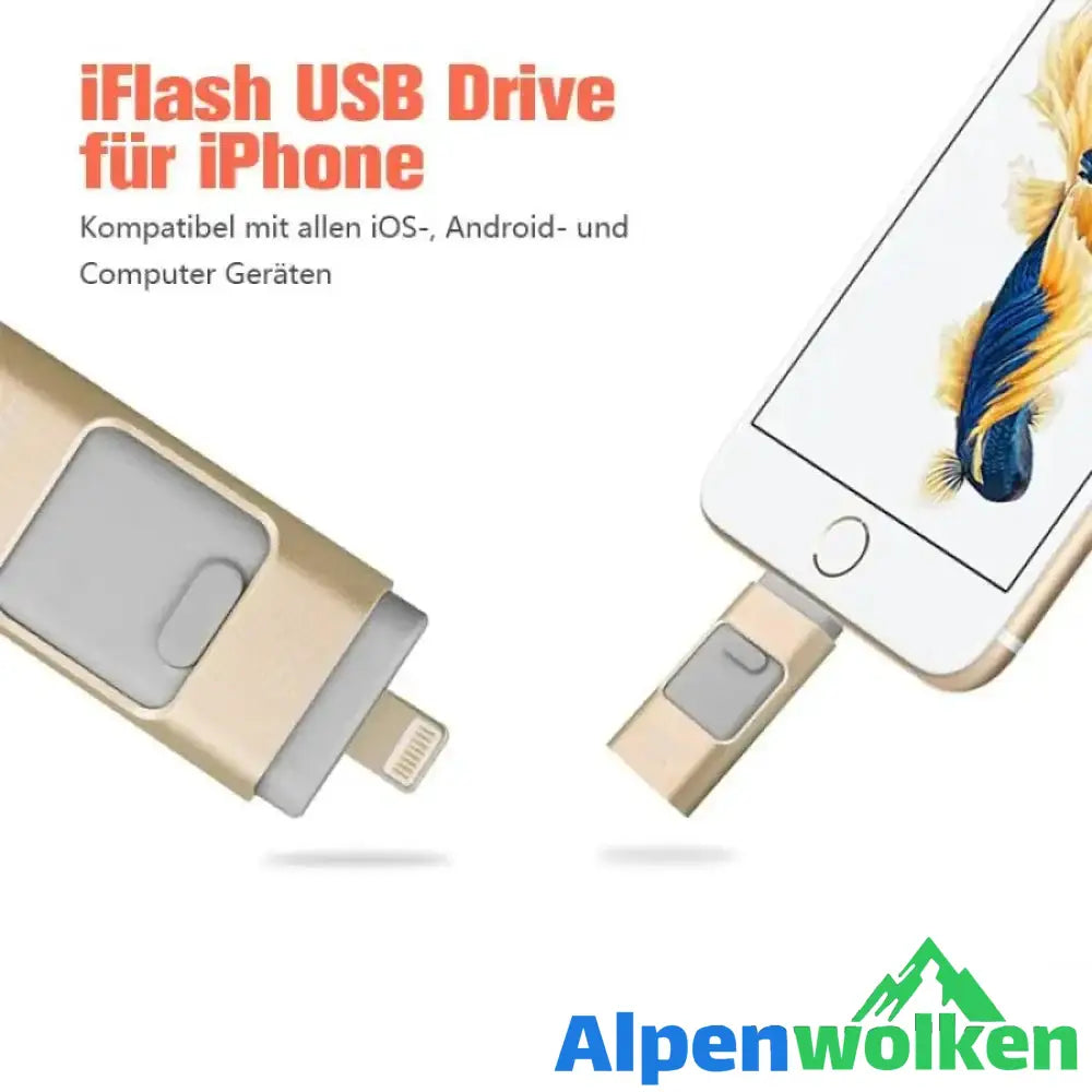 Alpenwolken - iFlash USB Drive für iPhone, iPad & Android