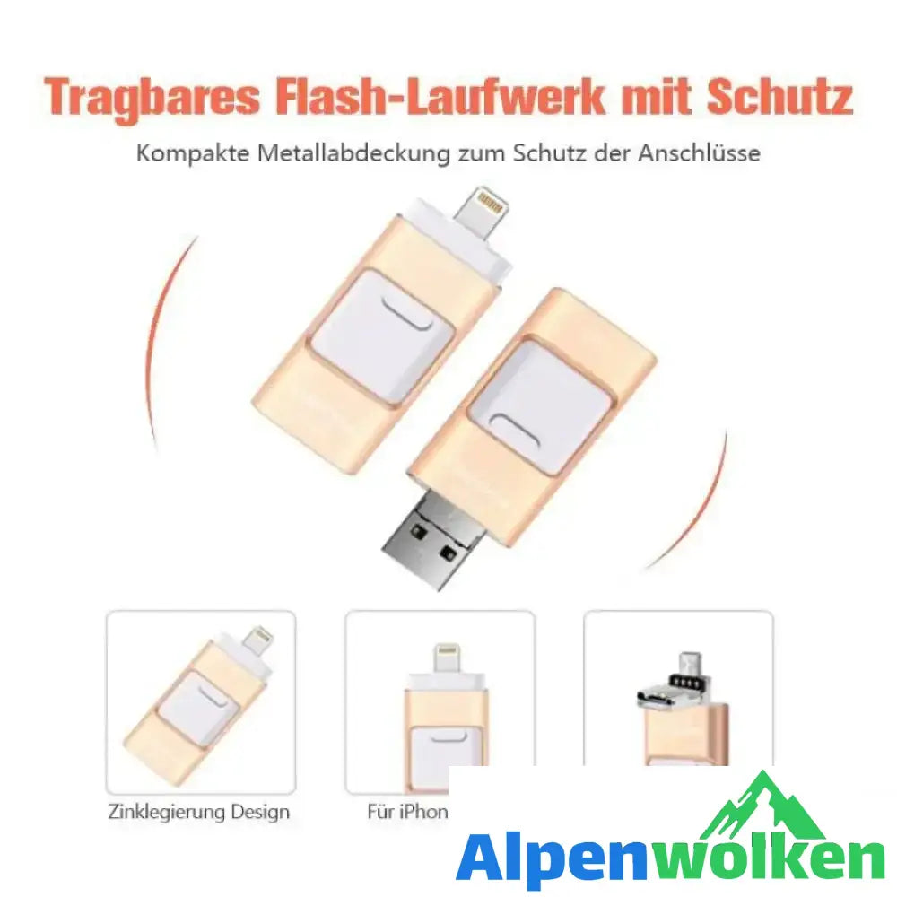 Alpenwolken - iFlash USB Drive für iPhone, iPad & Android