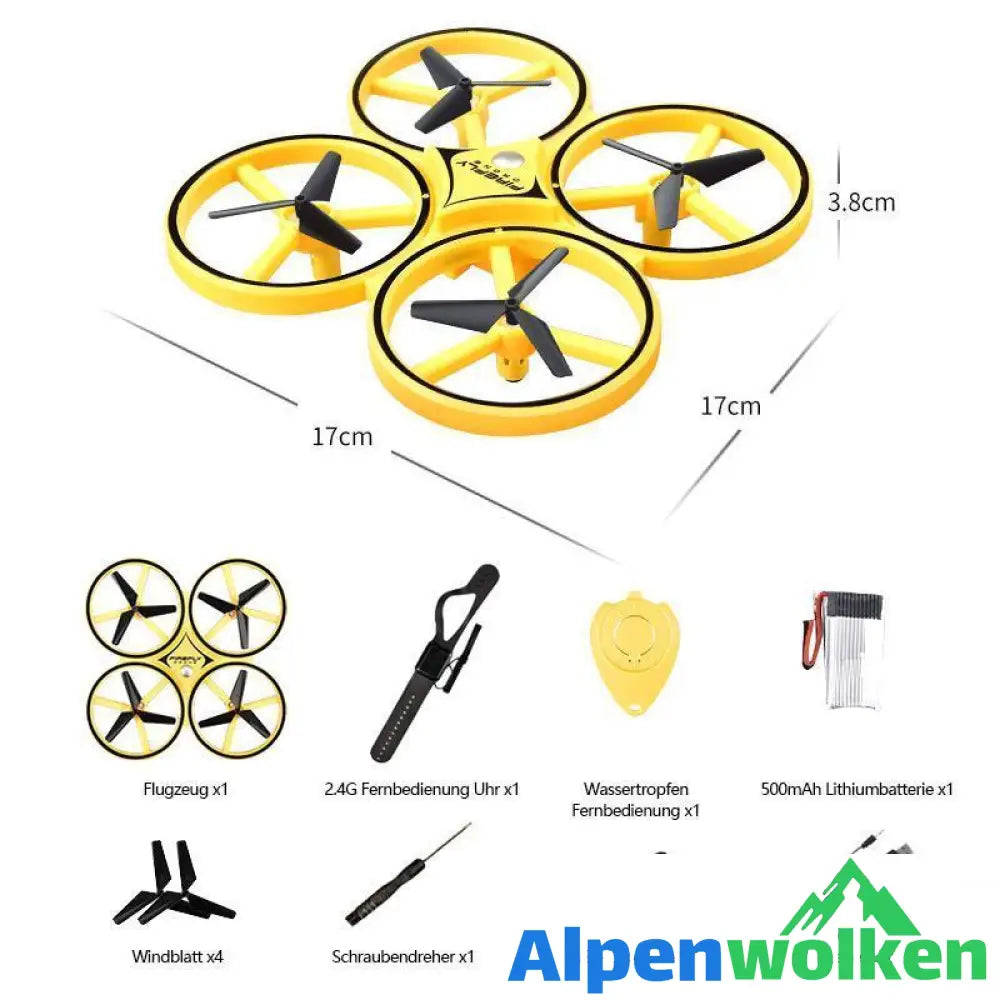 Alpenwolken - Induktions-Fernsteuerungsflugzeug