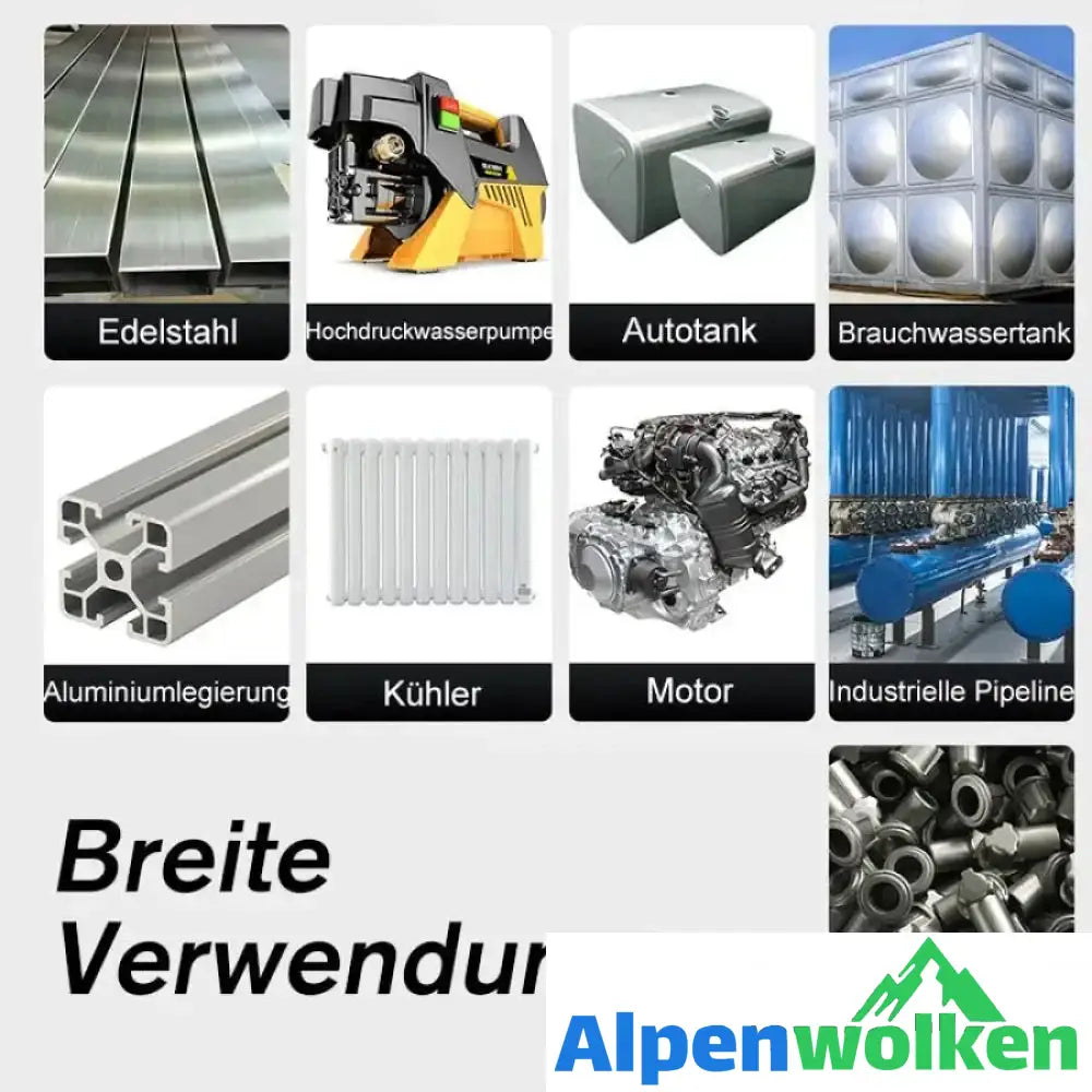 Alpenwolken - Industrielle Hitzebeständigkeit Metall Reparaturpaste| Repariert Löcher!