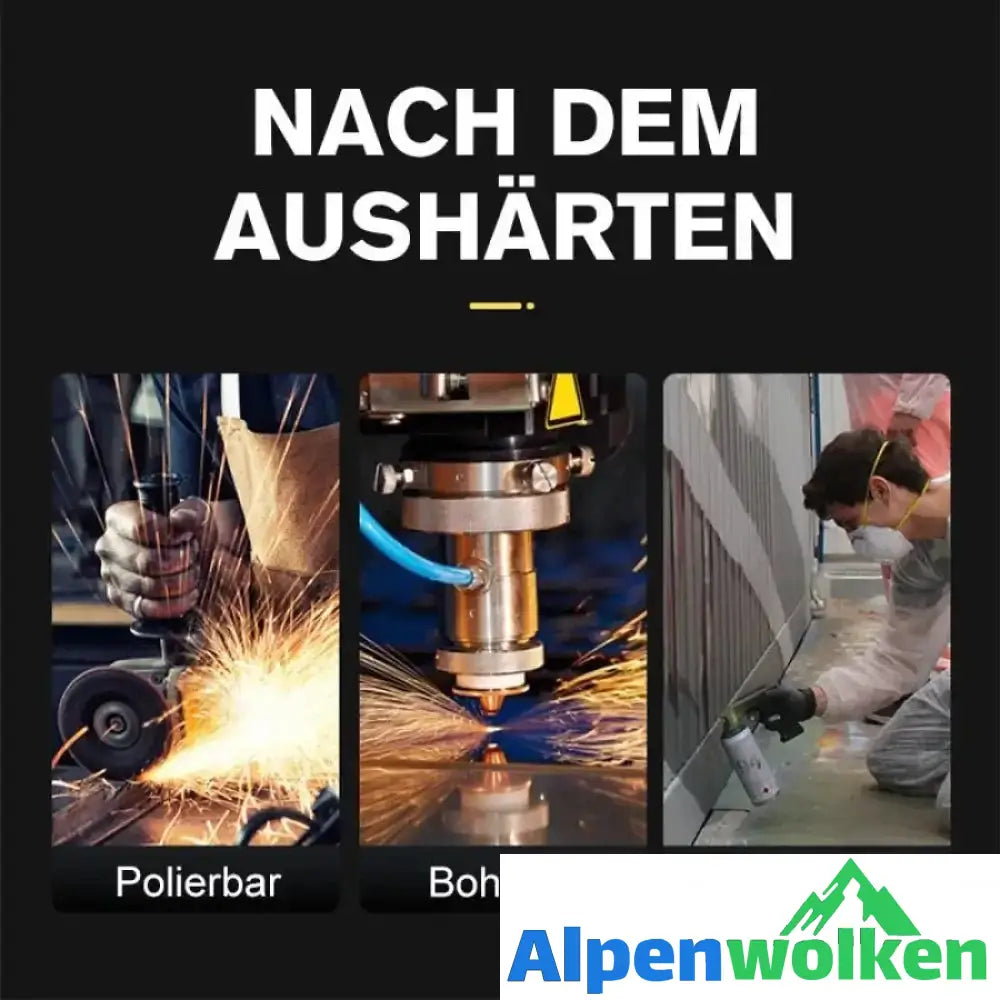 Alpenwolken - Industrielle Hitzebeständigkeit Metall Reparaturpaste| Repariert Löcher!