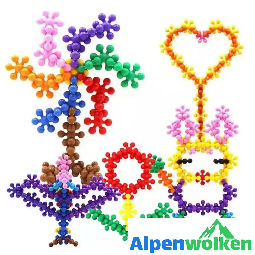 Alpenwolken - 🌈🎨Ineinandergreifende Bausteine aus massivem Kunststoff🧸🧩 😎🧸150 Kapseln✅