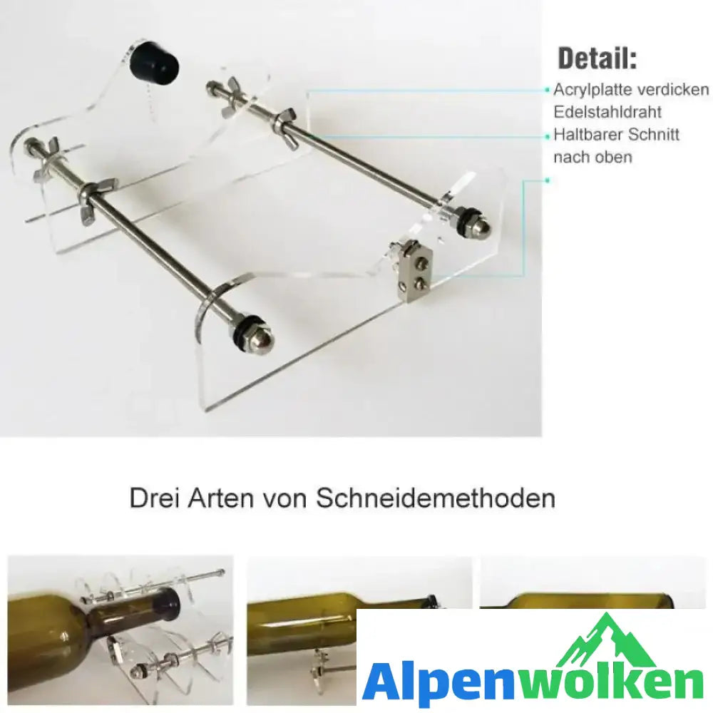 Alpenwolken - Innovativer DIY Glasflaschen Schneider