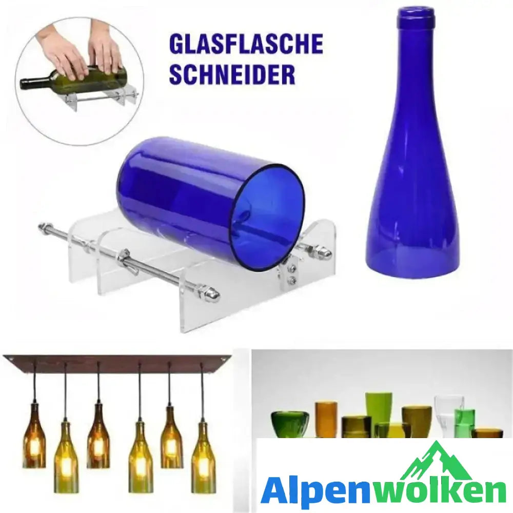 Alpenwolken - Innovativer DIY Glasflaschen Schneider