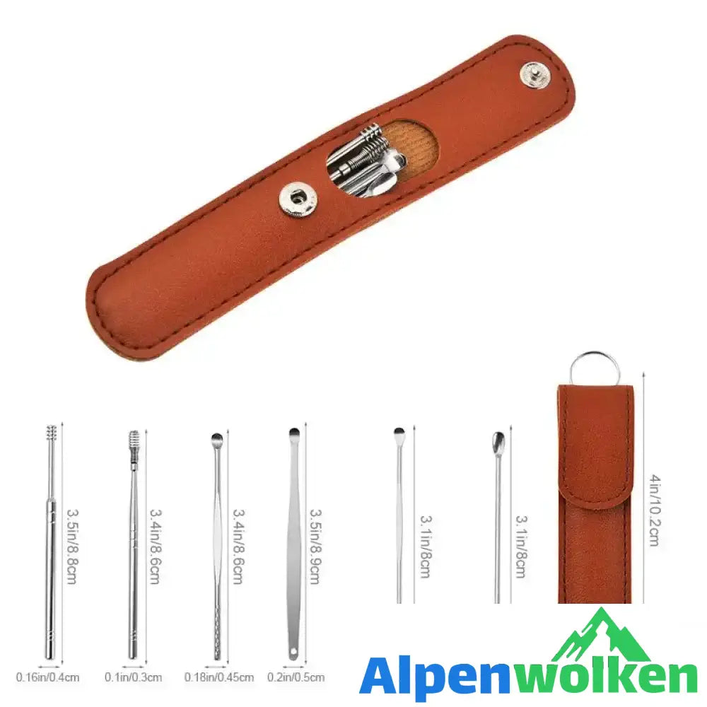 Alpenwolken - Innovatives Ohrenschmalz-Reinigungswerkzeug（1 Set)