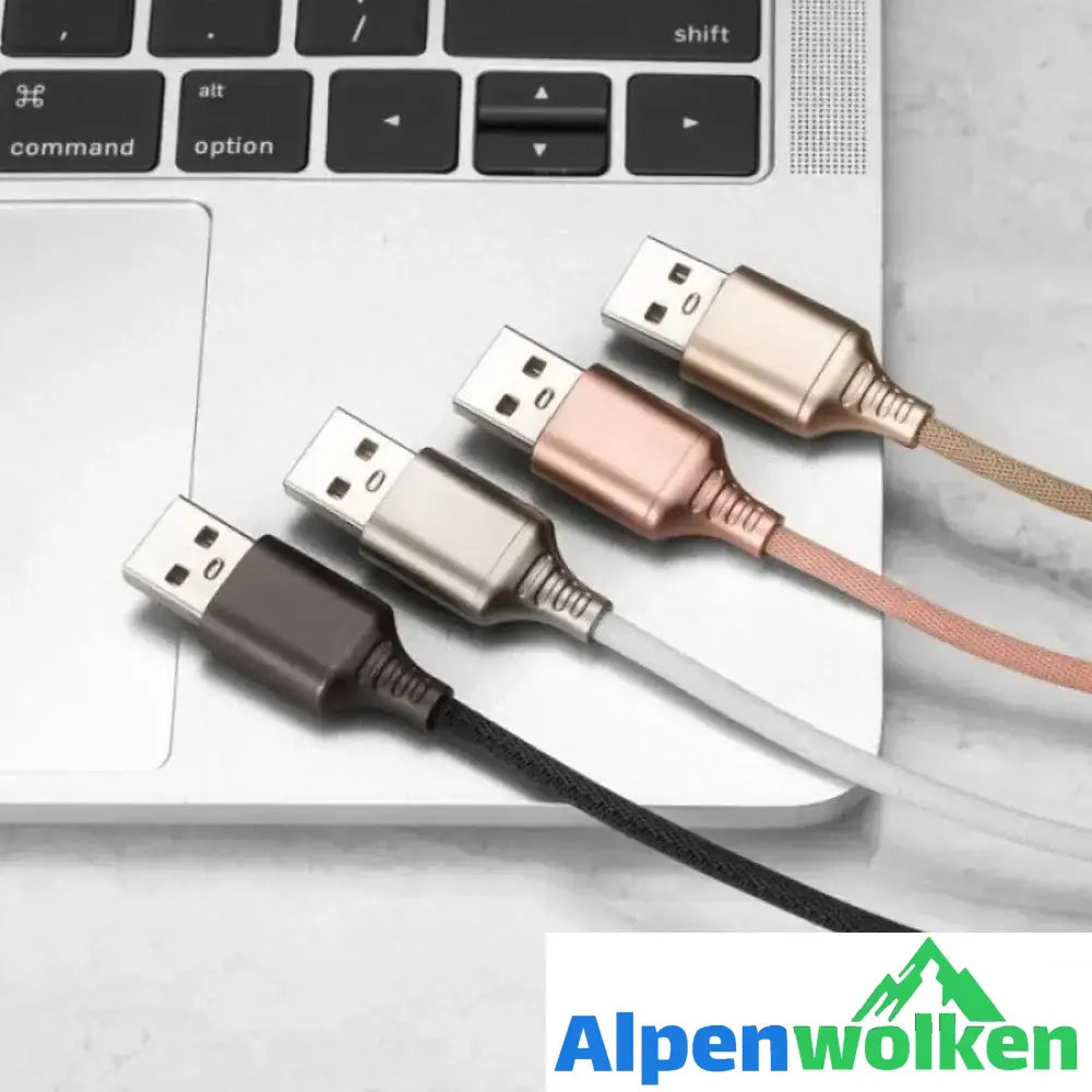 Alpenwolken - Intelligentes Automatisches Ladekabel für Android, iOS & Typ C