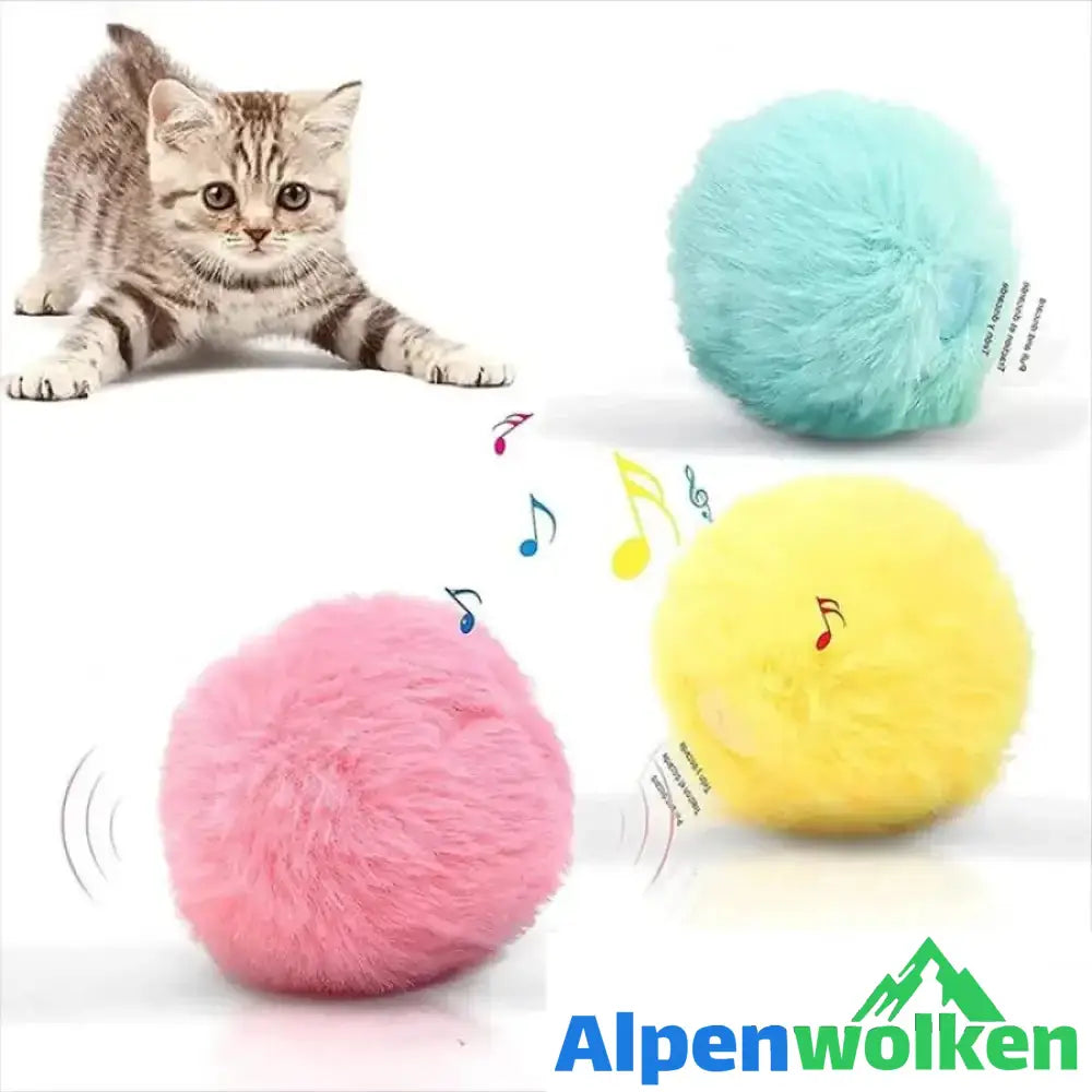 Alpenwolken - Intelligentes interaktives Katzenball Spielzeug