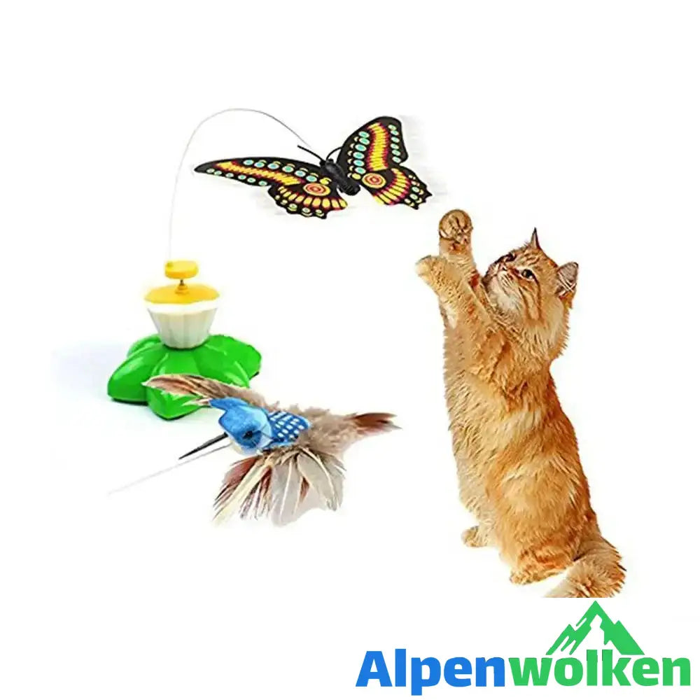 Alpenwolken - Interaktives batteriebetriebenes Katzenspielzeug