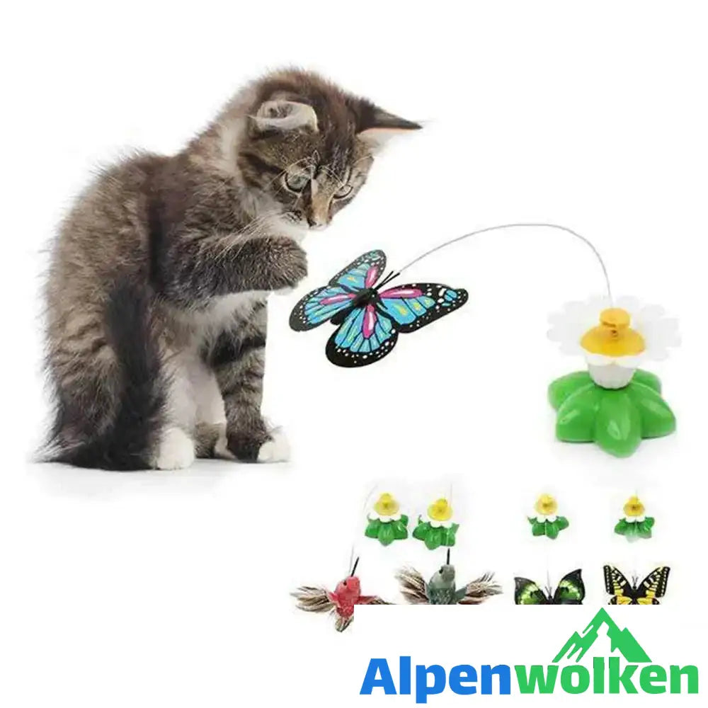 Alpenwolken - Interaktives batteriebetriebenes Katzenspielzeug