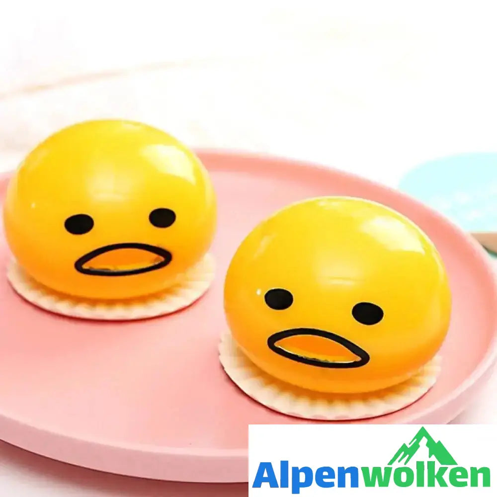 Alpenwolken - Interessante Eigelbdruckkugel