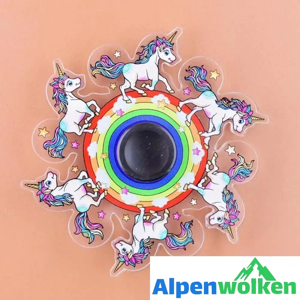 Alpenwolken - Interessantes Fingerspitze- Kreisel Einhorn