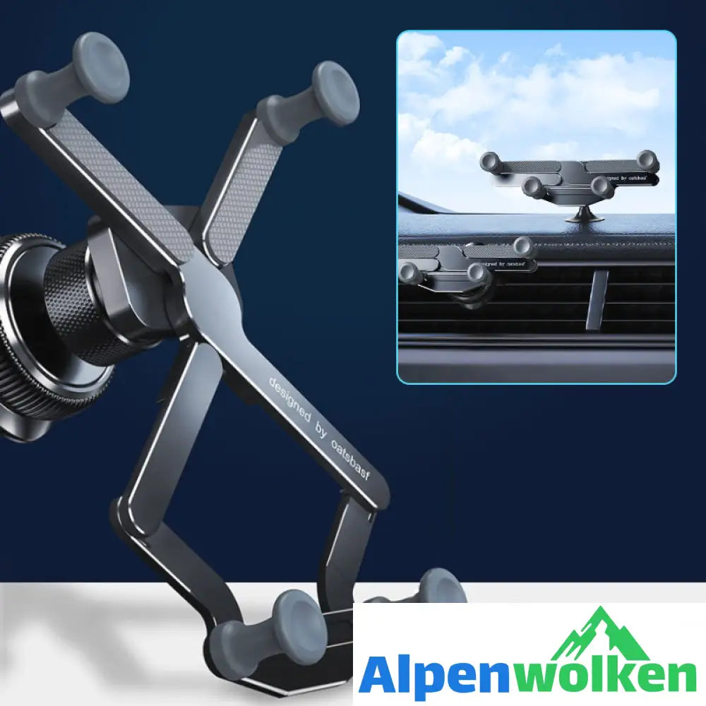 Alpenwolken - Invisible Rotatable Air Vent Mount Car Phone Holder