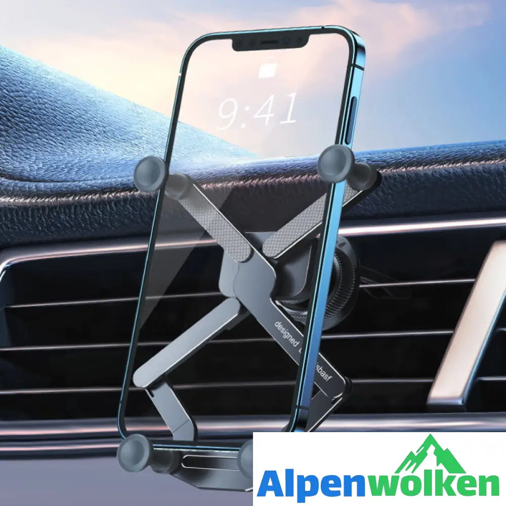 Alpenwolken - Invisible Rotatable Air Vent Mount Car Phone Holder