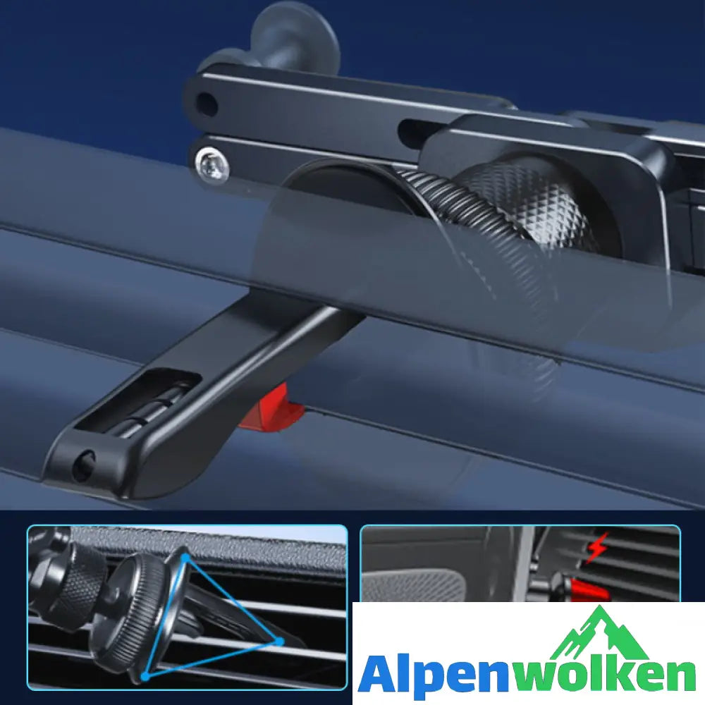 Alpenwolken - Invisible Rotatable Air Vent Mount Car Phone Holder