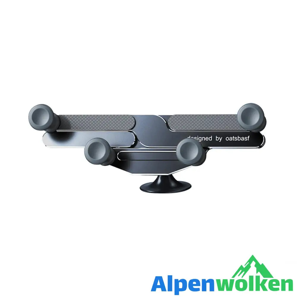 Alpenwolken - Invisible Rotatable Air Vent Mount Car Phone Holder Paste version Black