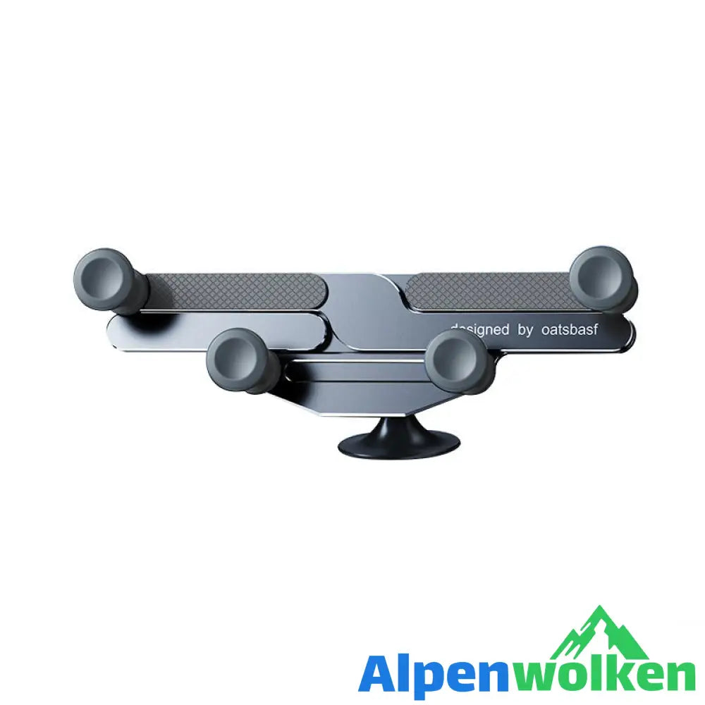 Alpenwolken - Invisible Rotatable Air Vent Mount Car Phone Holder Paste version Gray