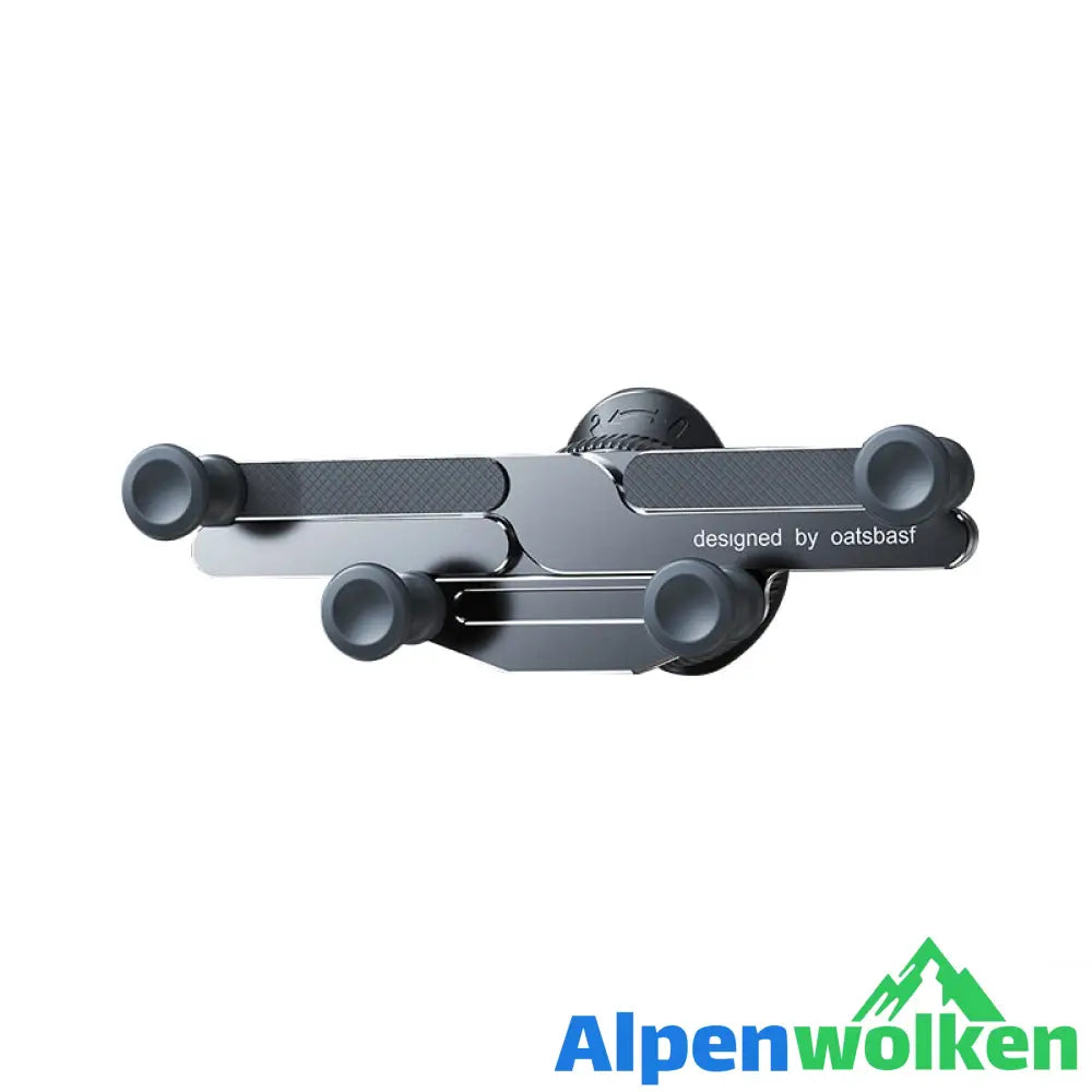 Alpenwolken - Invisible Rotatable Air Vent Mount Car Phone Holder Vent version Gray