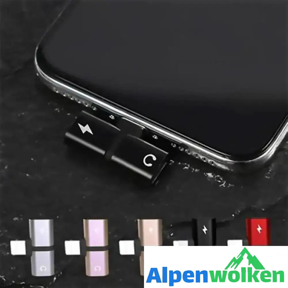 Alpenwolken - IPHONE 2-in-1 Kopfhöreradapter mit zwei Anschlüssen