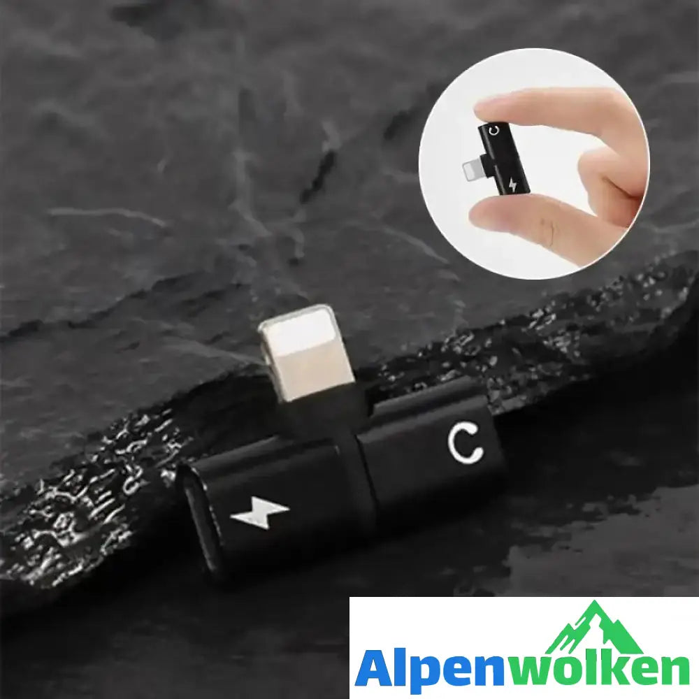 Alpenwolken - IPHONE 2-in-1 Kopfhöreradapter mit zwei Anschlüssen