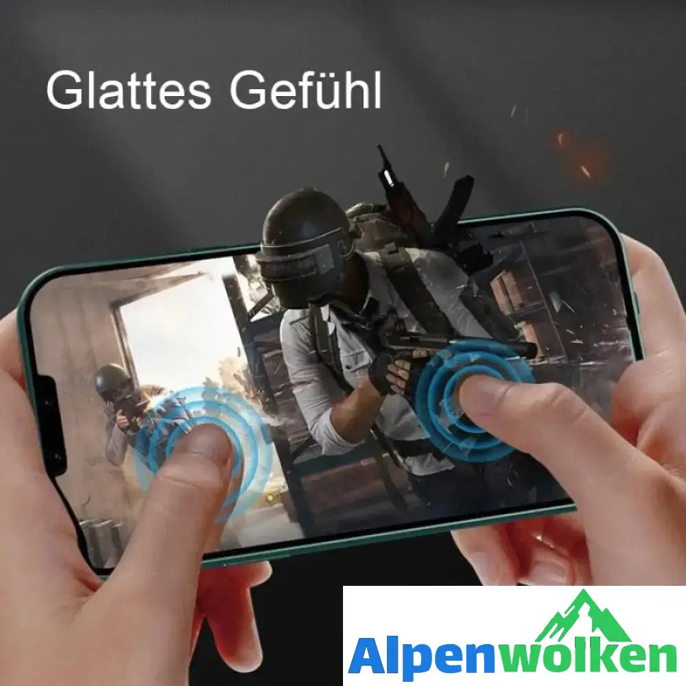 Alpenwolken - IPhone-Anti-Snooping-Handyhülle aus gehärtetem Glas