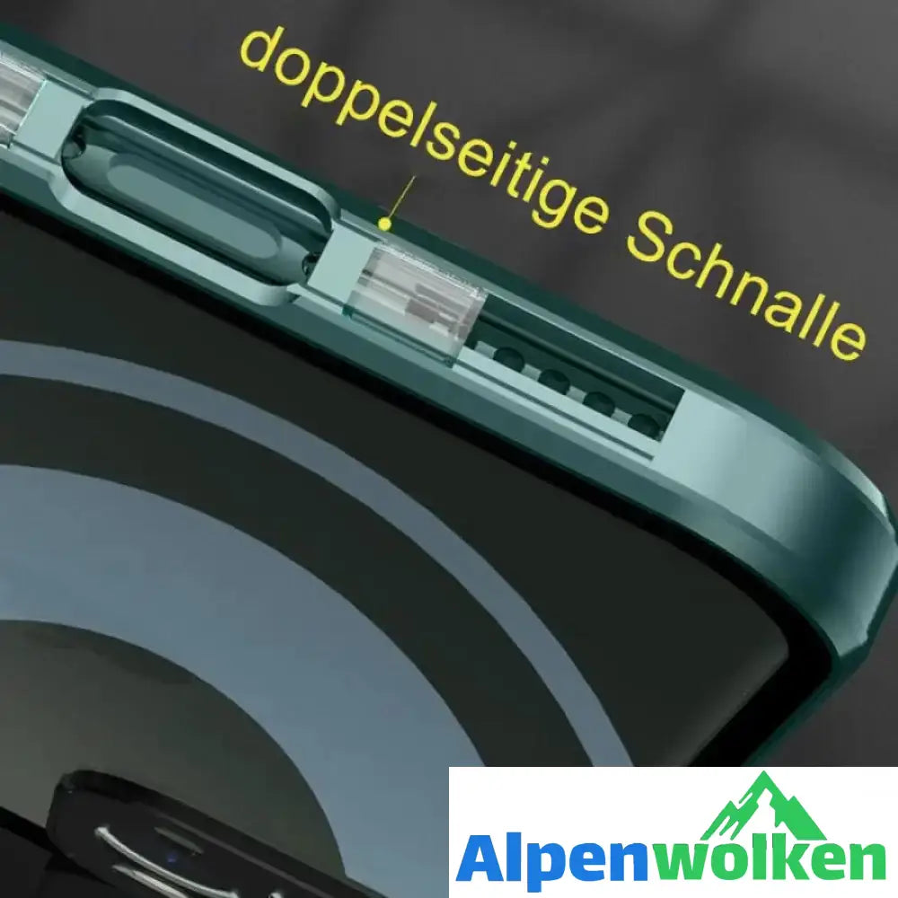 Alpenwolken - IPhone-Anti-Snooping-Handyhülle aus gehärtetem Glas