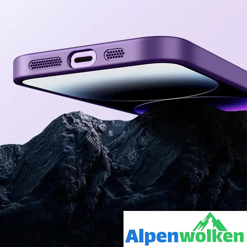 Alpenwolken - iPhone-Hülle mit magnetischer Aufladung