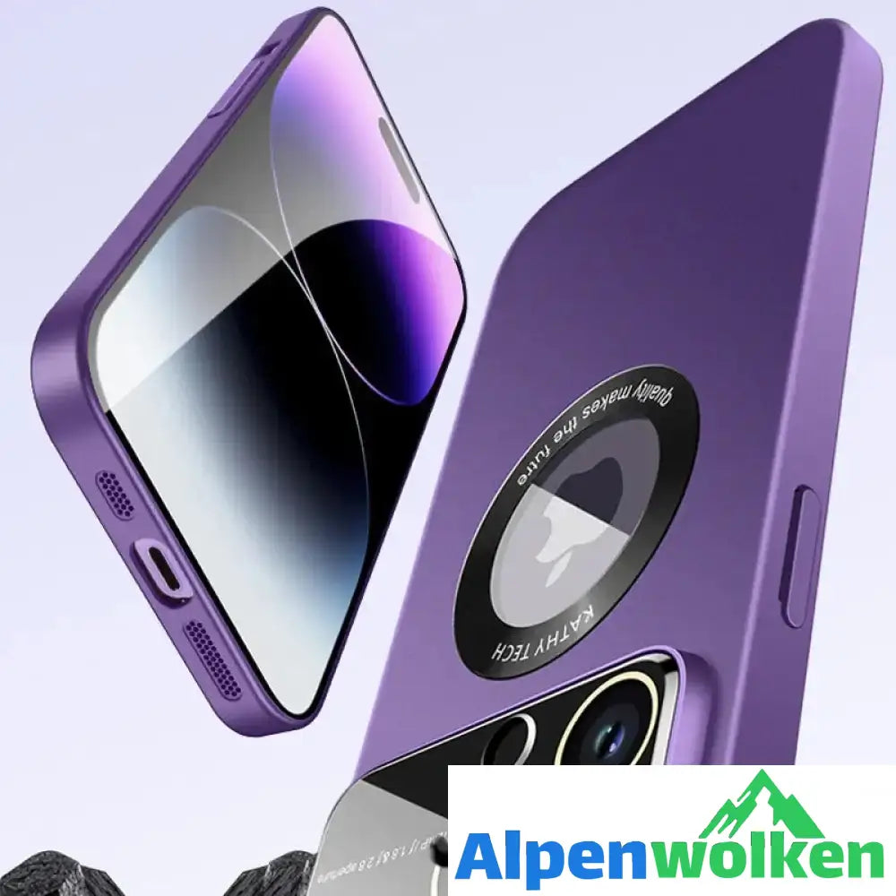 Alpenwolken - iPhone-Hülle mit magnetischer Aufladung