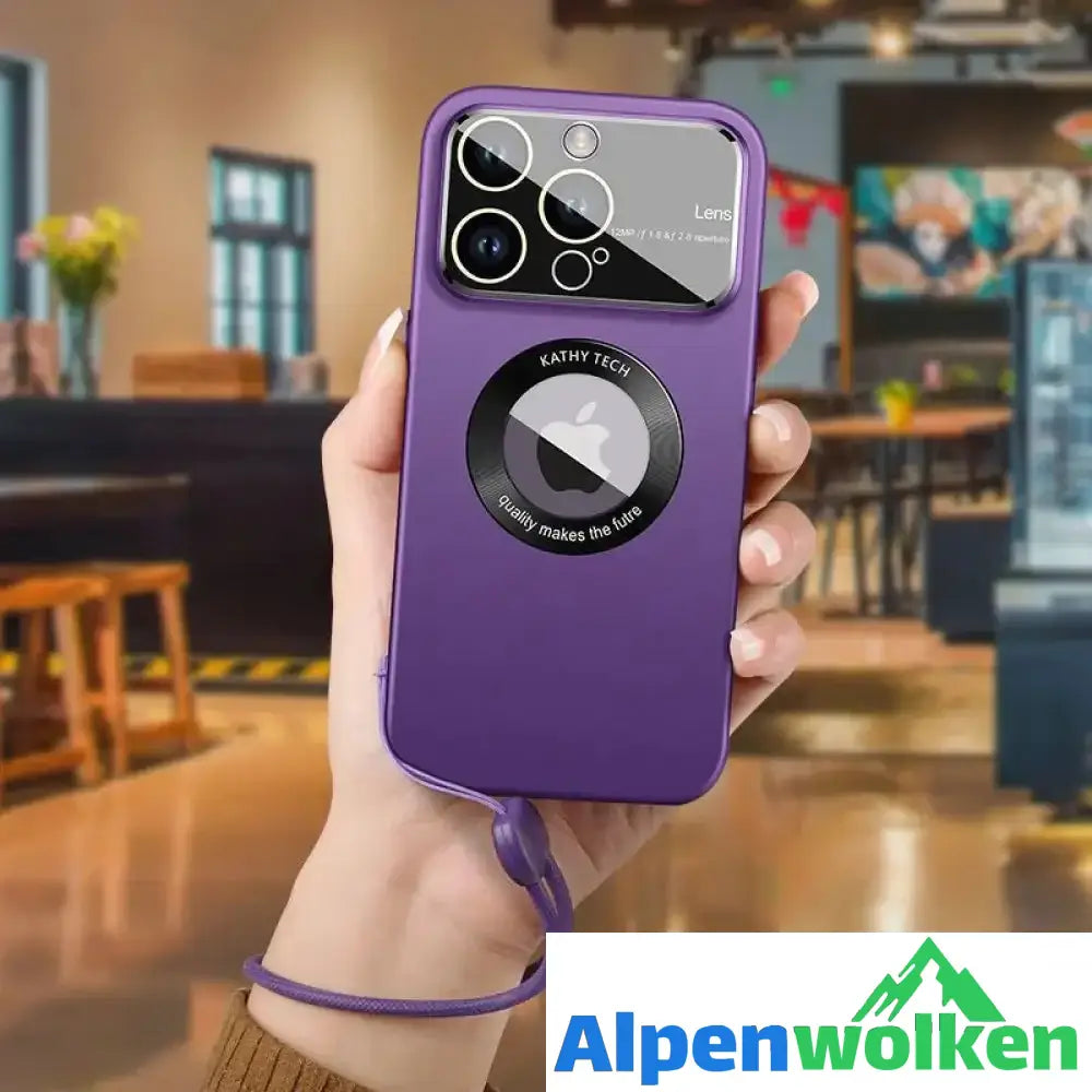 Alpenwolken - iPhone-Hülle mit magnetischer Aufladung