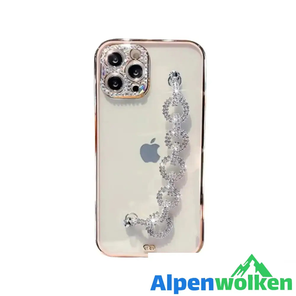 Alpenwolken - iPhone transparente Handyhülle aus Acryl