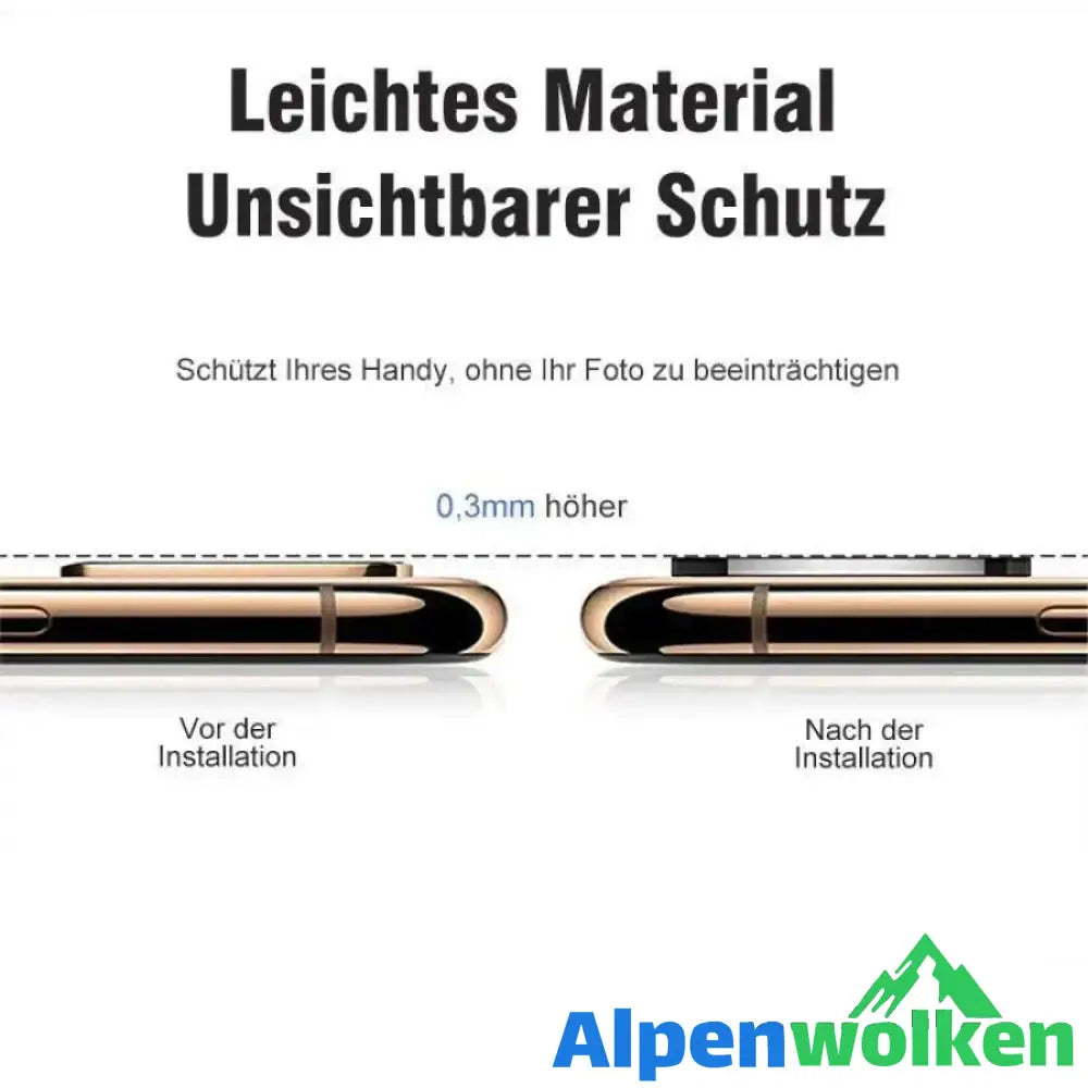 Alpenwolken - IPhone X Sekunden ändern 11 Pro Metall-Glaslinsen Abdeckung