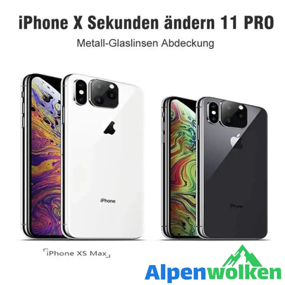 Alpenwolken - IPhone X Sekunden ändern 11 Pro Metall-Glaslinsen Abdeckung