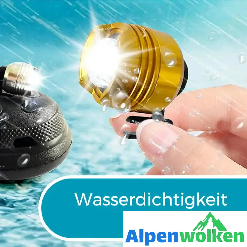 Alpenwolken - IPX5 Wasserdichte Schuhlichter, Scheinwerfer für Croc, 2 Stk