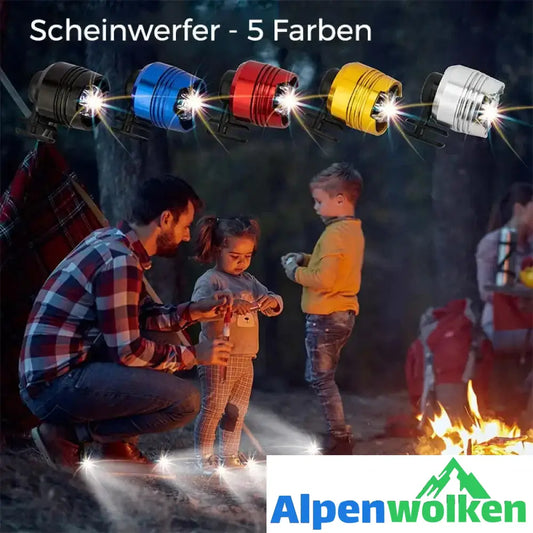 Alpenwolken - IPX5 Wasserdichte Schuhlichter, Scheinwerfer für Croc, 2 Stk