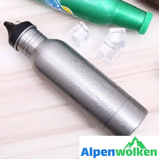 Alpenwolken - Isolierte Bier Thermoskanne Edelstahl