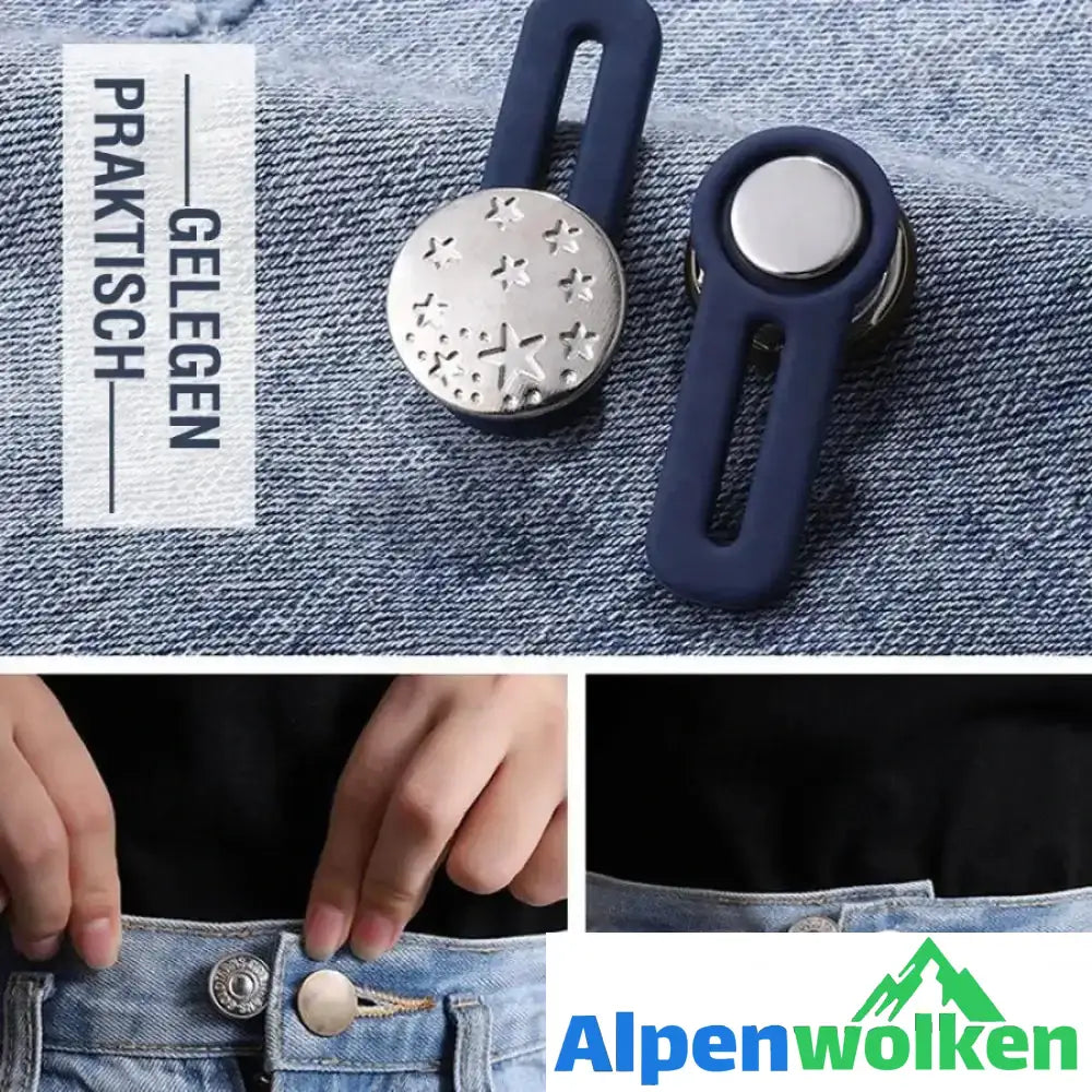 Alpenwolken - Jeans einziehbarer Knopf