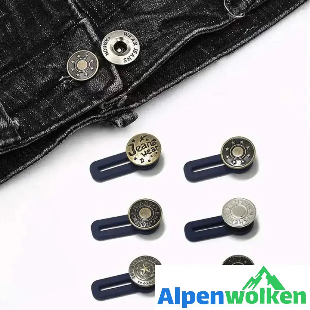 Alpenwolken - Jeans einziehbarer Knopf