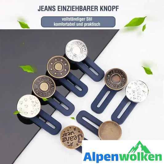 Alpenwolken - Jeans einziehbarer Knopf