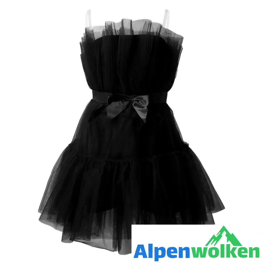 Alpenwolken - Jenny - Neon Pink Flared Tulle Dress - BESCHRÄNKTE AUFLAGE