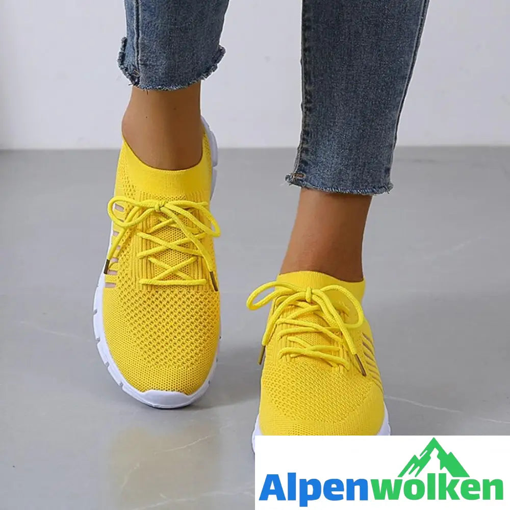 Alpenwolken - Julia - Ergonomische & Atmungsaktive Schuhe Gelb