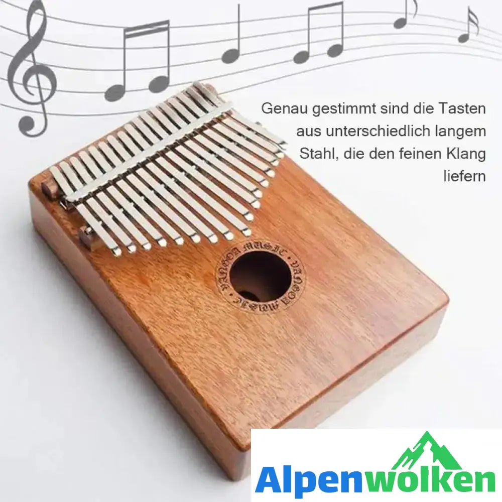 Alpenwolken - Kalimba Daumenklavier Thumb Piano, 17 Schlüssel