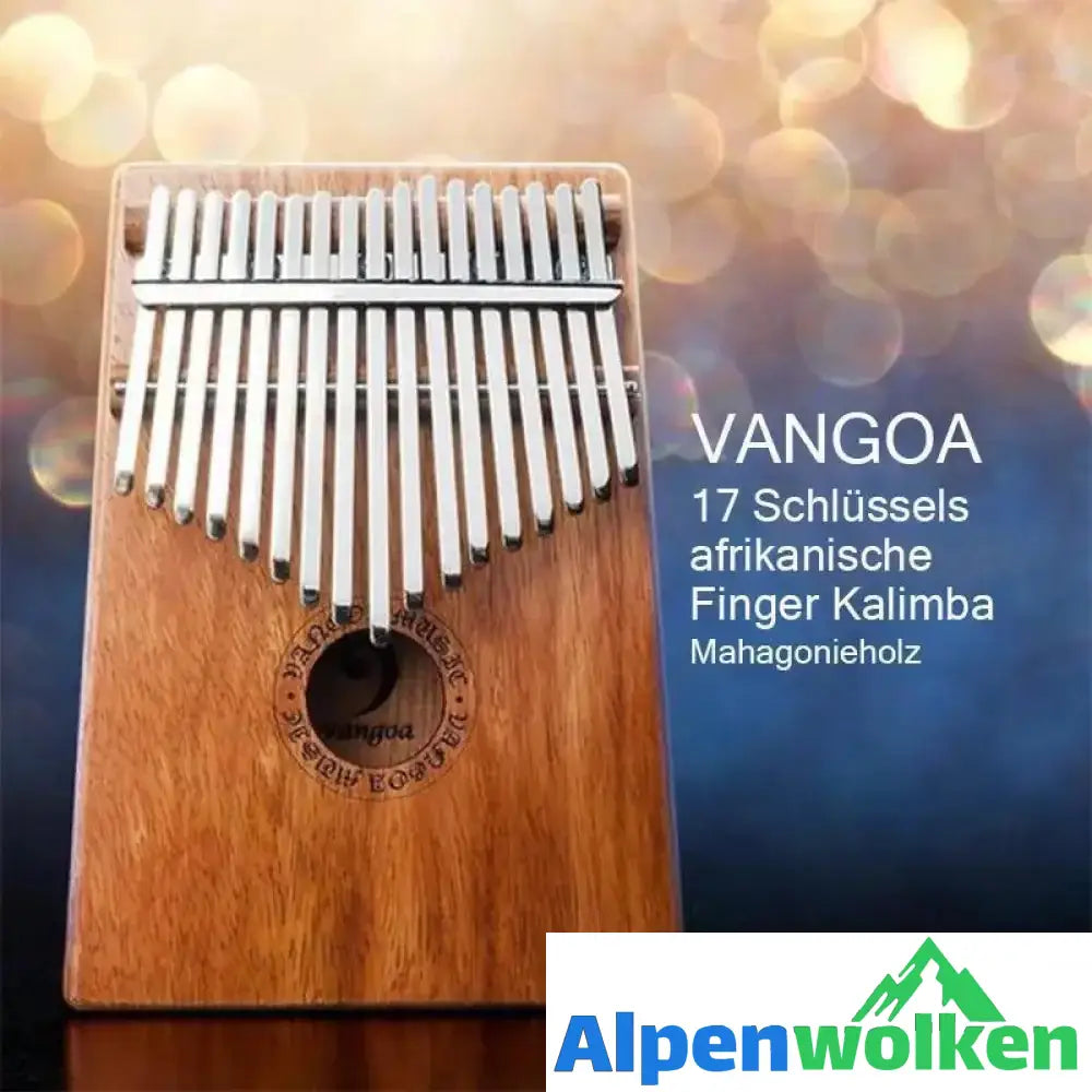 Alpenwolken - Kalimba Daumenklavier Thumb Piano, 17 Schlüssel