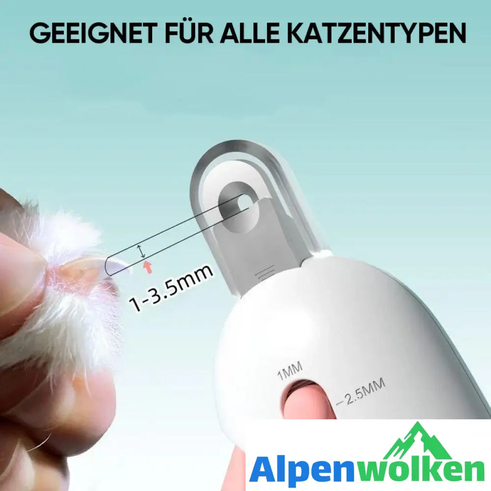 Alpenwolken - Katzennagelknipser mit verstellbarer Blende