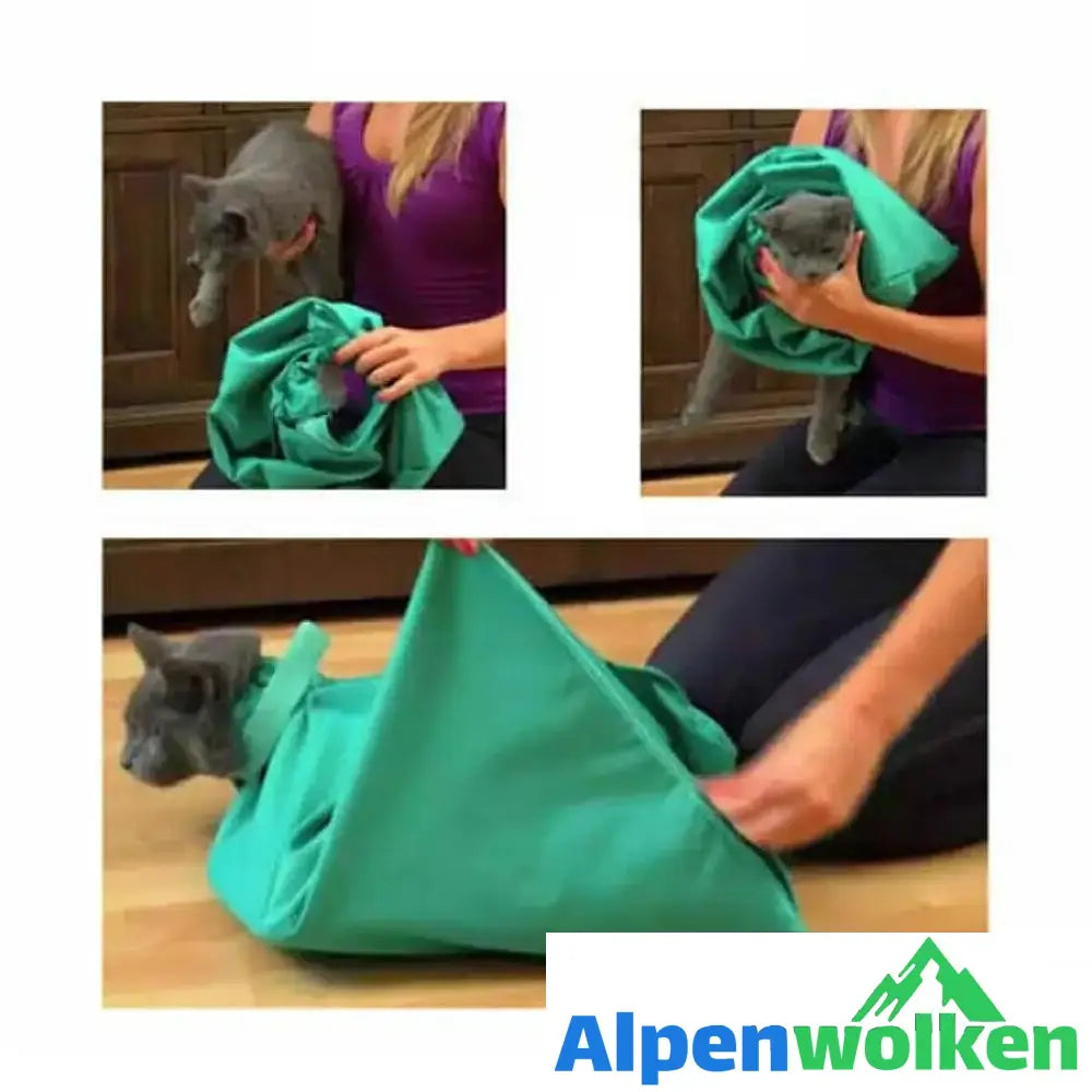 Alpenwolken - Katzenreisetasche, atmungsaktiver Stoff