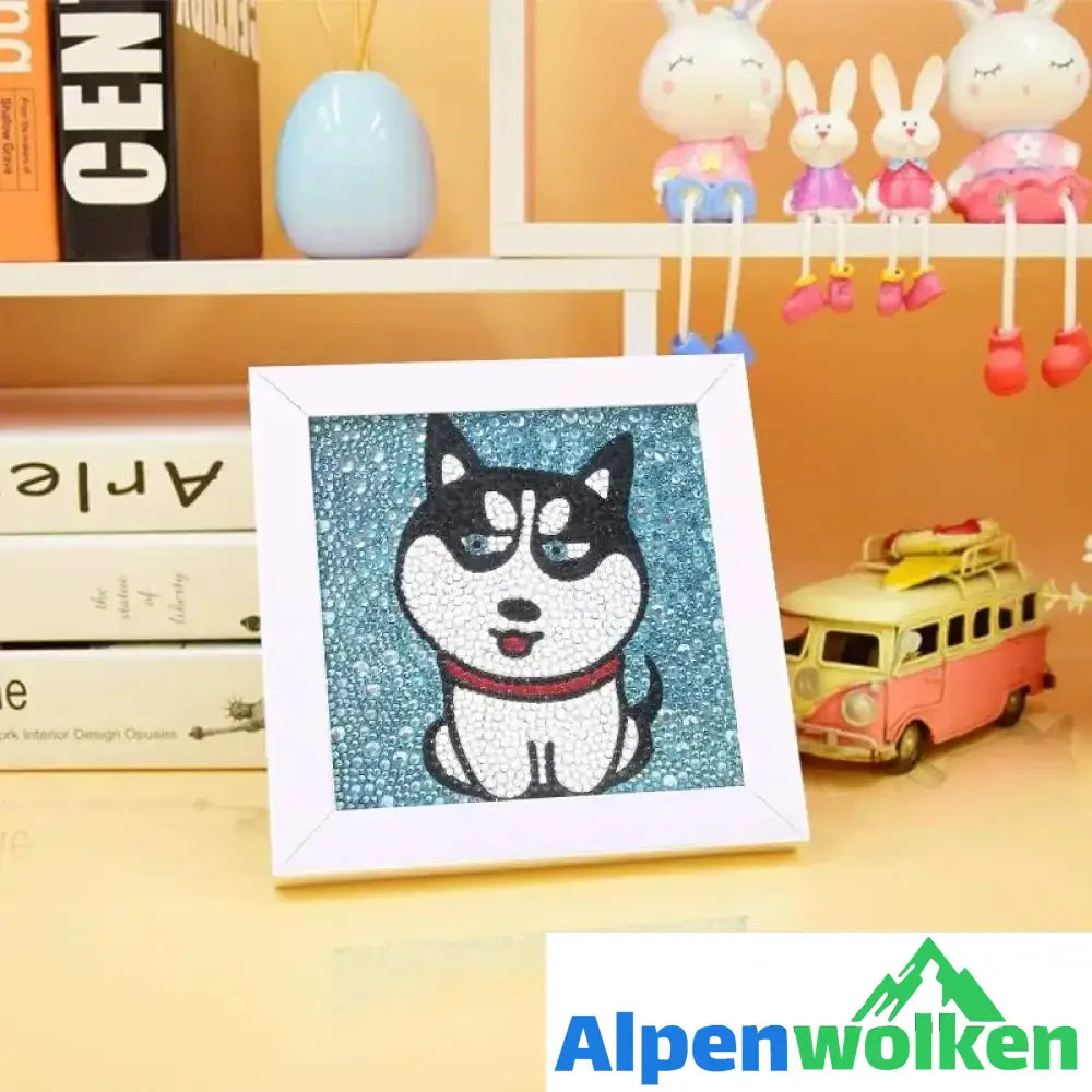 Alpenwolken - Kinder Diamantmalerei | abschiedsgeschenk Kindertagesstätte